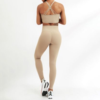 Gym Sportswear Running Leggings Women Yoga Sets - Image 2
