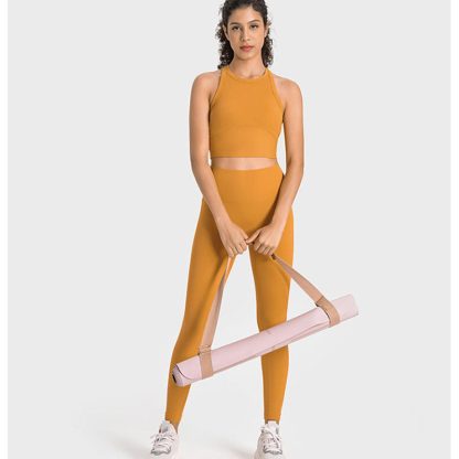 Long Sleeve Yoga Set High Waist Leggings