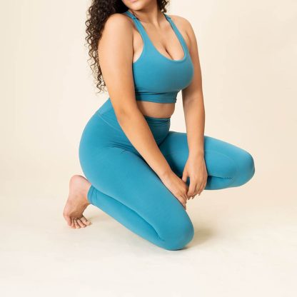 Private Label Plus Size Gym Bra Fitness Yoga Set For Women - Image 2