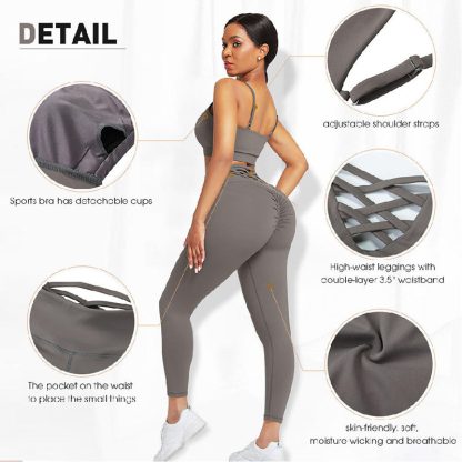 Wholesale Fitness Yoga Wear Performance Suit - Image 3