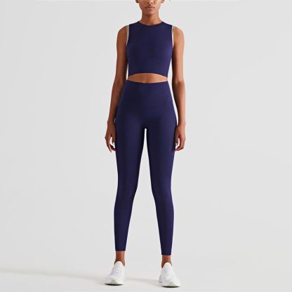 Custom Logo Women Fitness Seamless Yoga Set