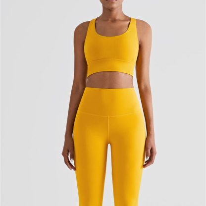 Custom Logo Women Fitness Seamless Yoga Set - Image 5