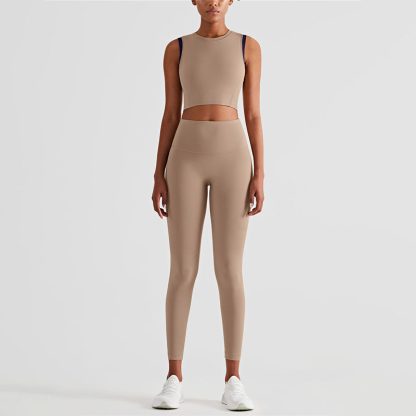 Custom Logo Women Fitness Seamless Yoga Set - Image 6