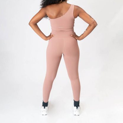 Fitness Gym Wear Female Set High Waist Athletic Legging Yoga Sets - Image 5