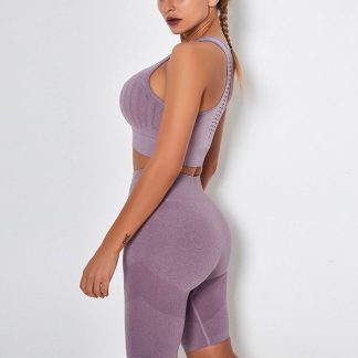 Fitness Yoga Set Female Sport Bra Leggings