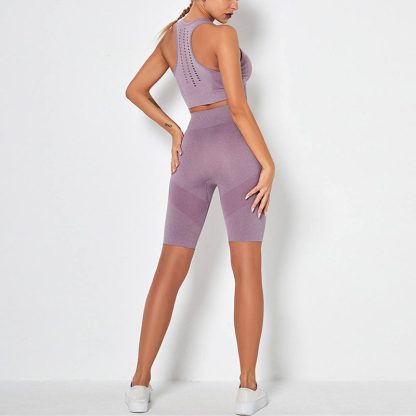 Fitness Yoga Set Female Sport Bra Leggings - Image 2
