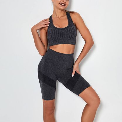 Fitness Yoga Set Female Sport Bra Leggings - Image 4
