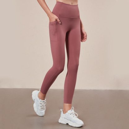 Sexy Sports Leggings Custom Logo Four-way Stretch Workout Yoga Tight Pants - Image 4