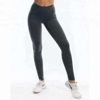 Spandex Gym Leggings Oem Back Zipper Pocket Womens Fitness Leggings