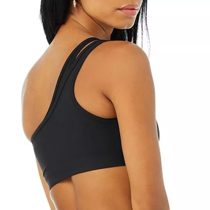 Bespoke Sports Bra Custom Seamless One Shoulder Yoga Bra - Image 5