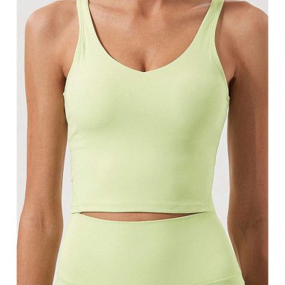 Custom Logo Sports Bra Fitness Ladies Girls Running Gym Yoga Bra Tops - Image 3