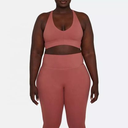 Custom Plus Size Women High Impact Fitness Sports Bra - Image 4