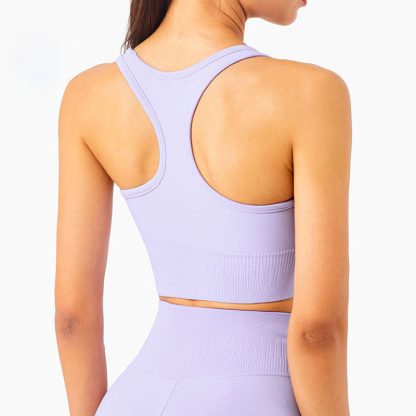 Ladies Yoga Bra Girls Seamless Sports Fitness Yoga Bra - Image 2