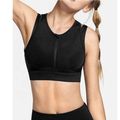 Wholesale Sports Bra Private Label Comfortable Double Layer Tops - Image 3