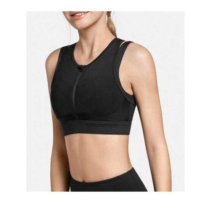 Wholesale Sports Bra Private Label Comfortable Double Layer Tops - Image 4