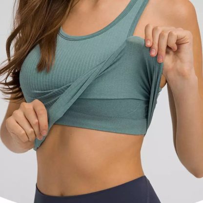 Womens Active Tops Sleeveless Vest - Image 2