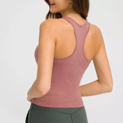 Womens Active Tops Sleeveless Vest - Image 3