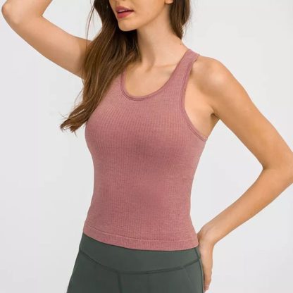 Womens Active Tops Sleeveless Vest - Image 4