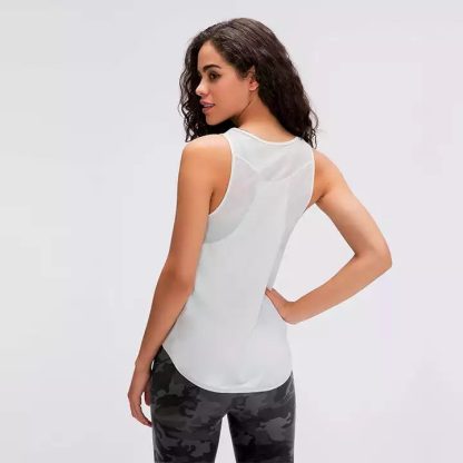 Fitness Women's Yoga Tank Top Custom Quick Dry Women Stringer - Image 4