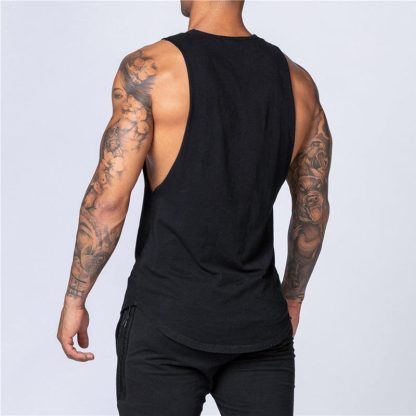 Gym Fitness Vest Wholesale Men Stringer Custom - Image 2