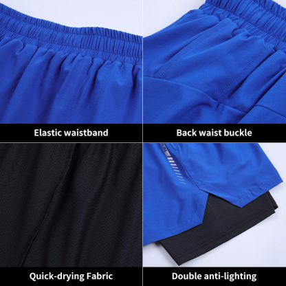 Mens Summer Outdoor Quick Dry Men Gym Sport Shorts - Image 4