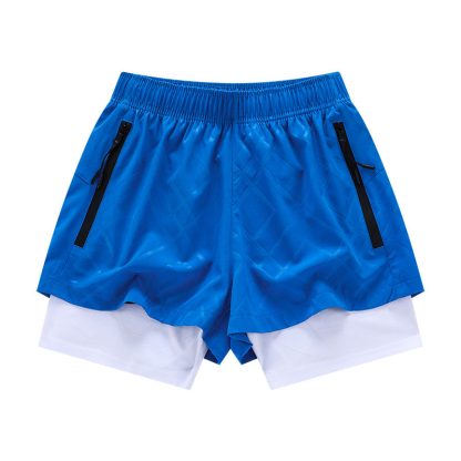 Private Label Men 2 Layers Sports Shorts Jogging - Image 2