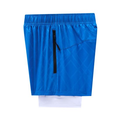 Private Label Men 2 Layers Sports Shorts Jogging - Image 3