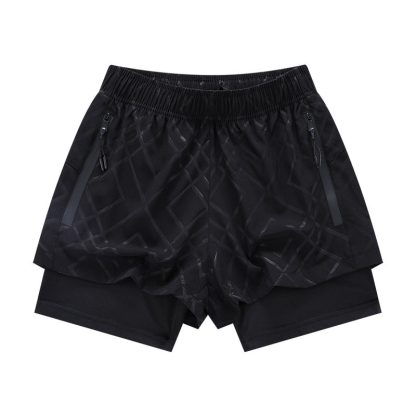 Private Label Men 2 Layers Sports Shorts Jogging - Image 5