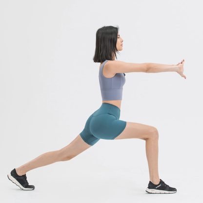 Tracksuits Yoga Shorts With Pocket High Waist Fitness Shorts - Image 3