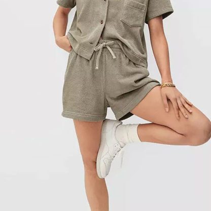 Training Sports Shorts Sustainable Terry Towel French Terry Running Shorts