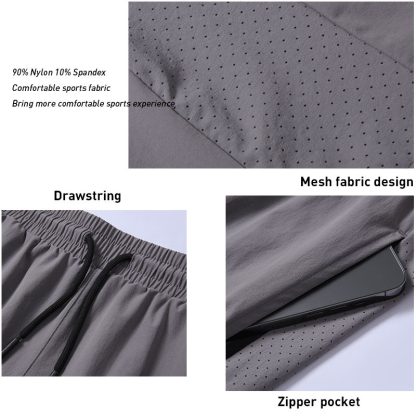 Wholesale Gym Training Oversize Jogging Quick Dry Men Shorts - Image 3
