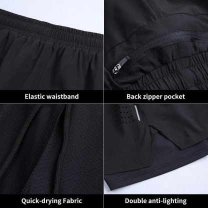 Custom Dry Fit Sweat Jogging Gym Shorts For Men - Image 3