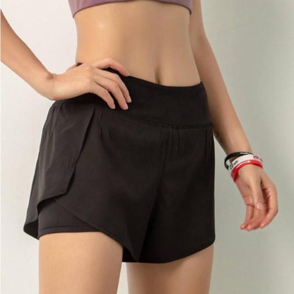 Custom Women Shorts High Waist Yoga Shorts For Women - Image 4