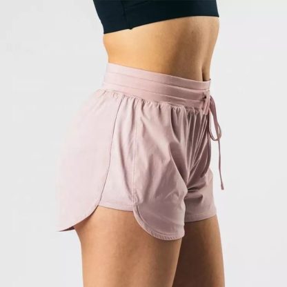Gym Shorts Women Workout Athletic Running Blank Woven Shorts - Image 4