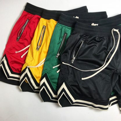 Manufacturer Custom Logo Quick Dry Mesh Basketball Shorts With Pockets - Image 3