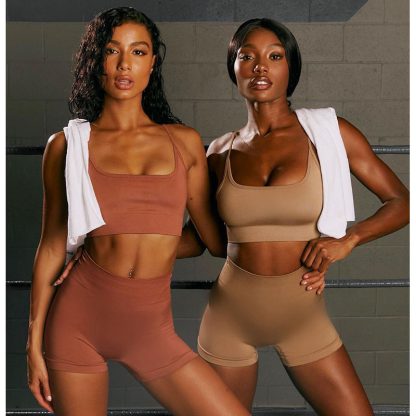 Yoga Wholesale Seamless Fitness Gym Loose Sport Shorts - Image 4