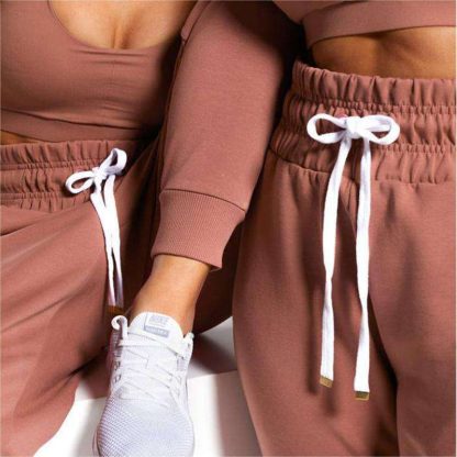 Gym Joggers Custom Hot Selling Ladies Sportswear Women Pants - Image 4