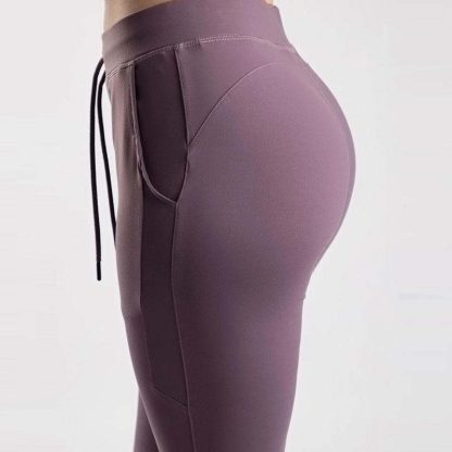 High Quality Customized Sports Pants Slim Fitted Joggers For Women - Image 5
