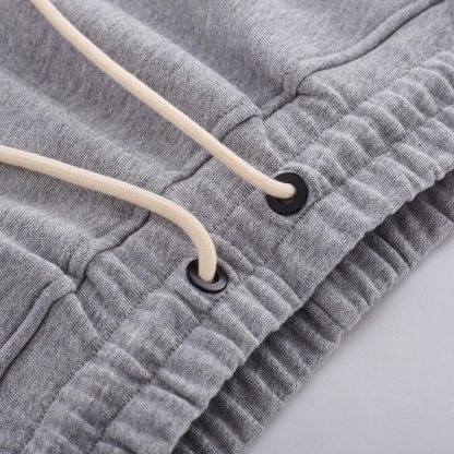 Men's Cotton Slim Fleece Joggers Athletic Running Sweatpants - Image 5