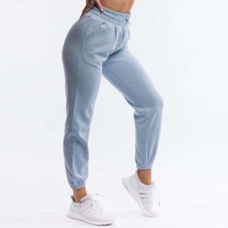 Fashion Style Custom Logo Cotton Elastic Waist Gym Sports Women Joggers