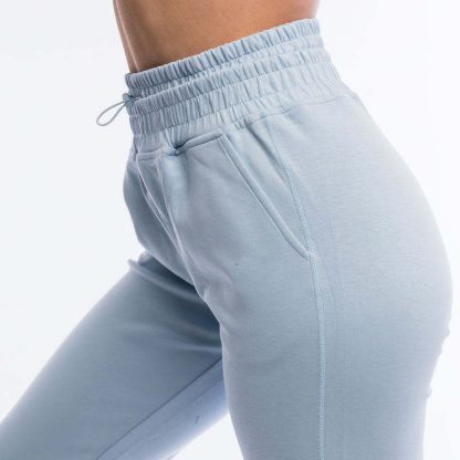 Fashion Style Custom Logo Cotton Elastic Waist Gym Sports Women Joggers - Image 3