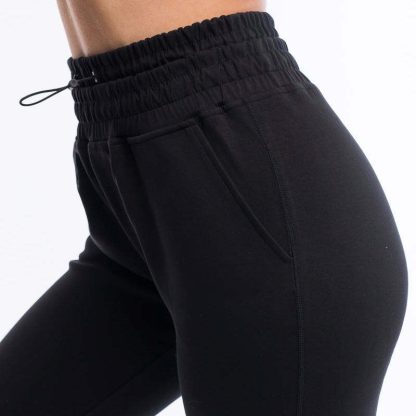 Fashion Style Custom Logo Cotton Elastic Waist Gym Sports Women Joggers - Image 5