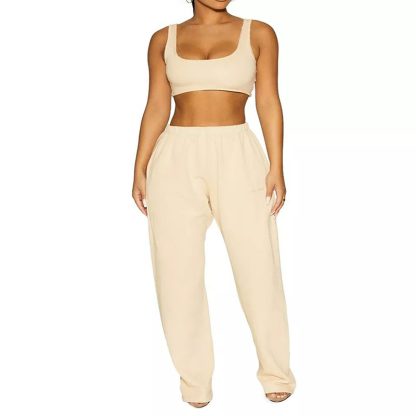 Warm Yoga Pants Cotton Fleece Skinny Jogger Pant - Image 2
