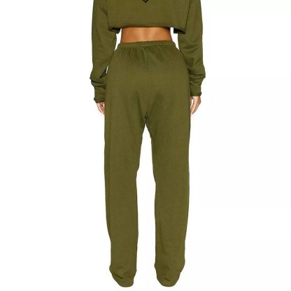 Warm Yoga Pants Cotton Fleece Skinny Jogger Pant - Image 4
