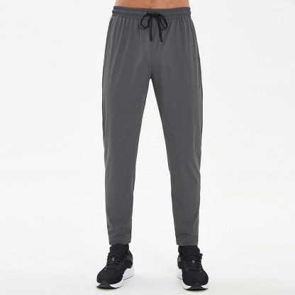 Wholesale Men Fitness Jogging Sport Zipper Pocket Gym Pants