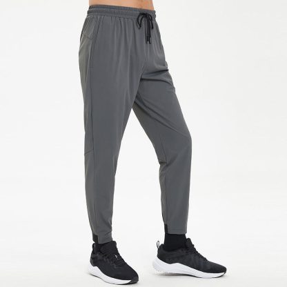 Wholesale Men Fitness Jogging Sport Zipper Pocket Gym Pants - Image 2