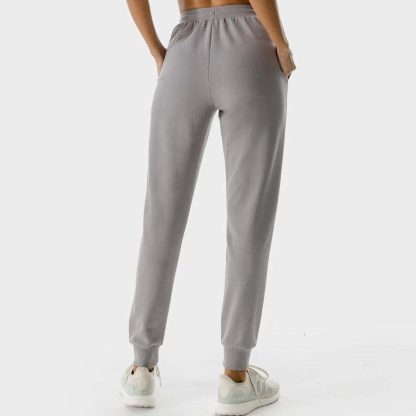 Wholesale Womens Customized Logo Printing Straight Leg Joggers - Image 2